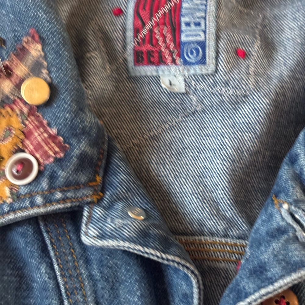Vintage‎ SunBelt Embroidered Denim Jacket - Picture 4 of 9